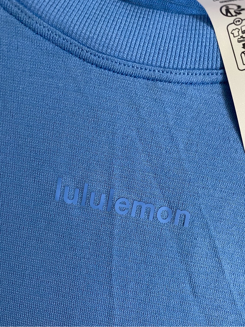 Lululemon NWT Swiftly High Low Cropped Tank Top Pool Party Blue Size 14 - Picture 10 of 11